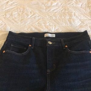 Loft, modern skinny jeans, never worn